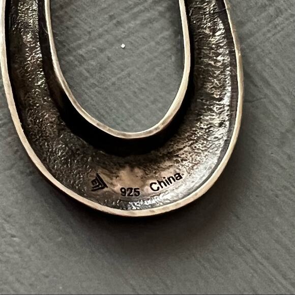 Silpada 925 Sterling Silver Pendant & Beaded Stone Necklace - Picture 9 of 11